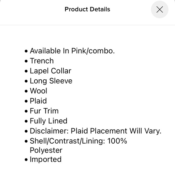 Pink and Black Plaid Trench Coat-Fashion Nova - Picture 9 of 9